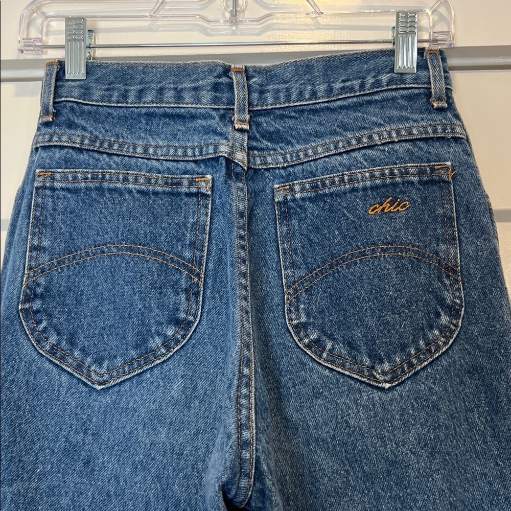 Chic vintage Blue Straight Leg Jeans size 7. In great condition! - Picture 6 of 8